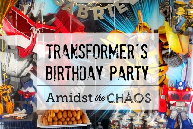 Transformer's Birthday Party