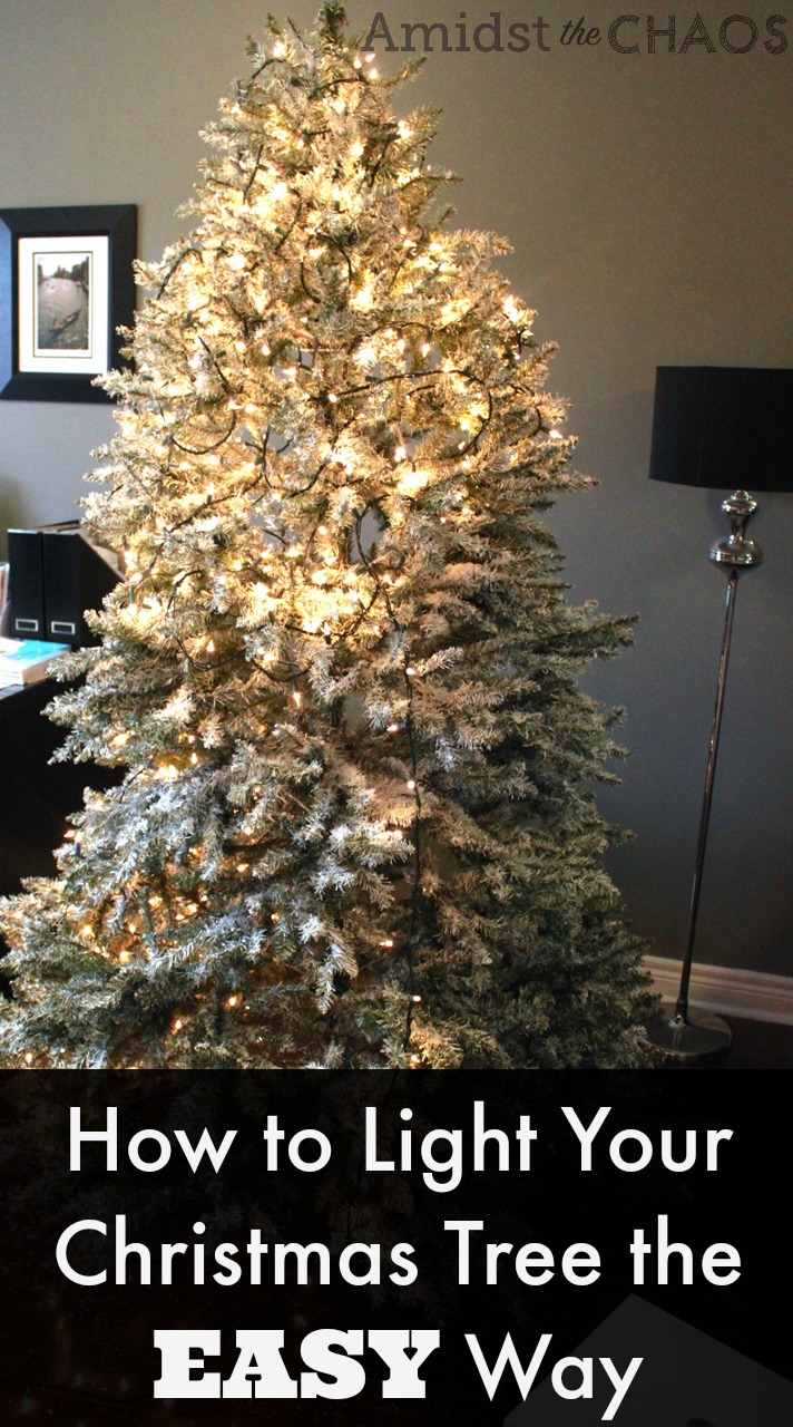 Day 2 How to Light Your Christmas Tree the Easy Way