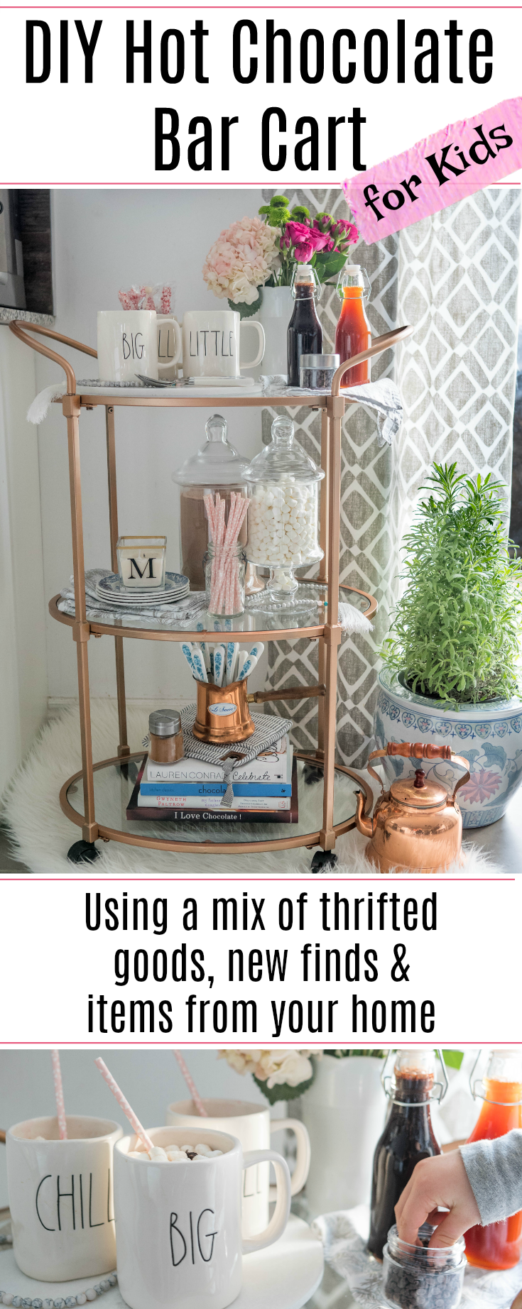 DIY Hot Chocolate Cart for Kids Amidst the Chaos