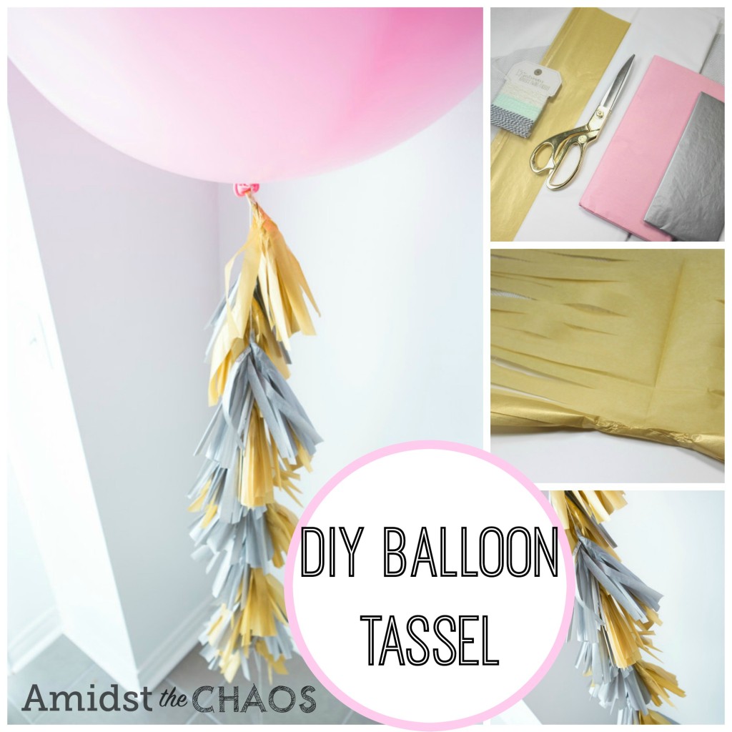 Balloon Tassel DIY