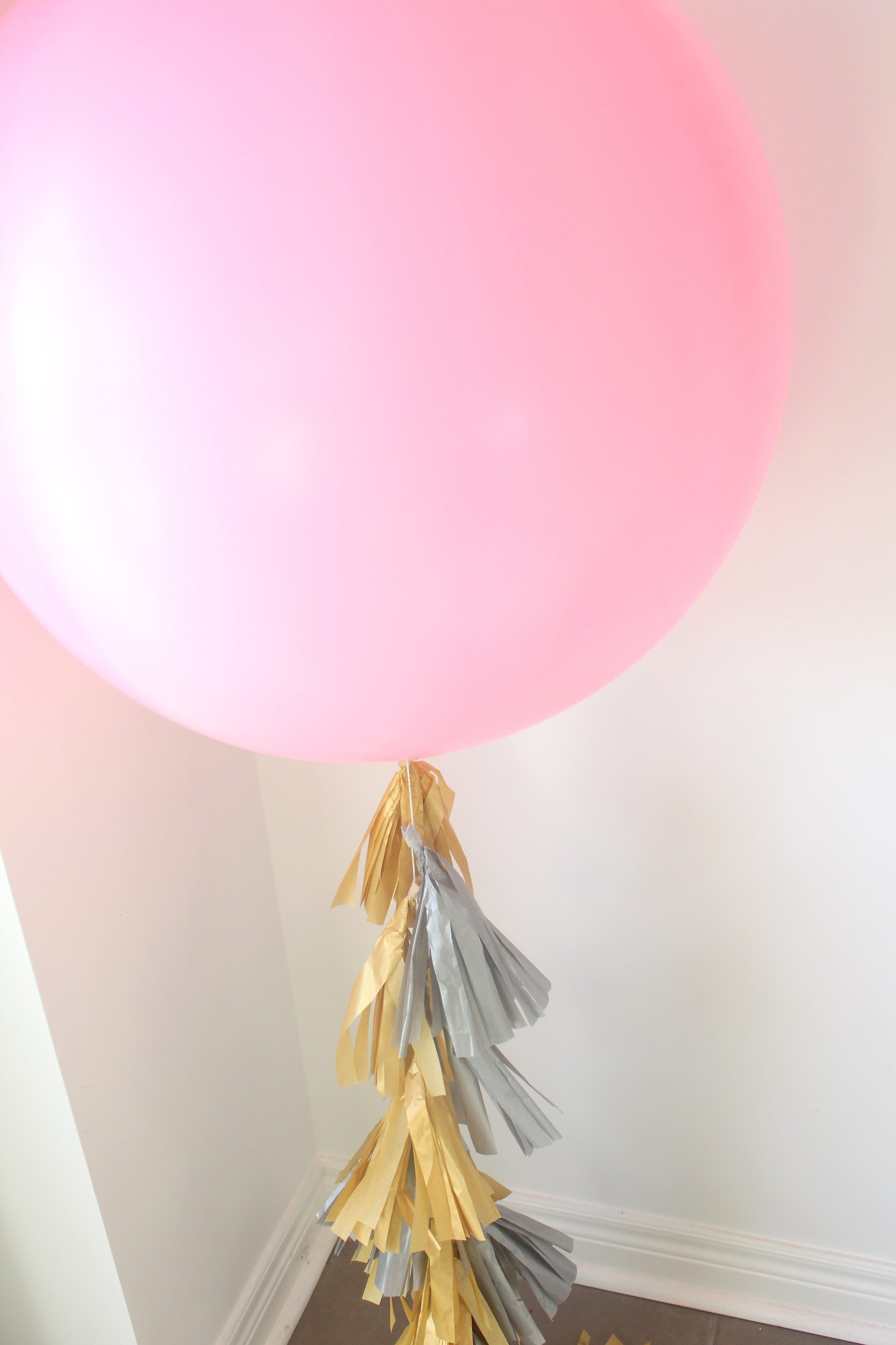 DIY Balloon Tassels Amidst the Chaos