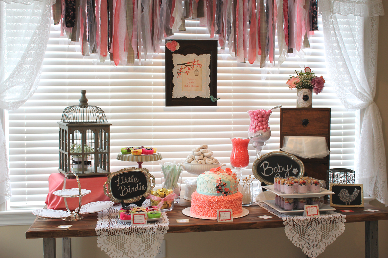 Little Birdie Vintage Baby Shower - Amidst the Chaos