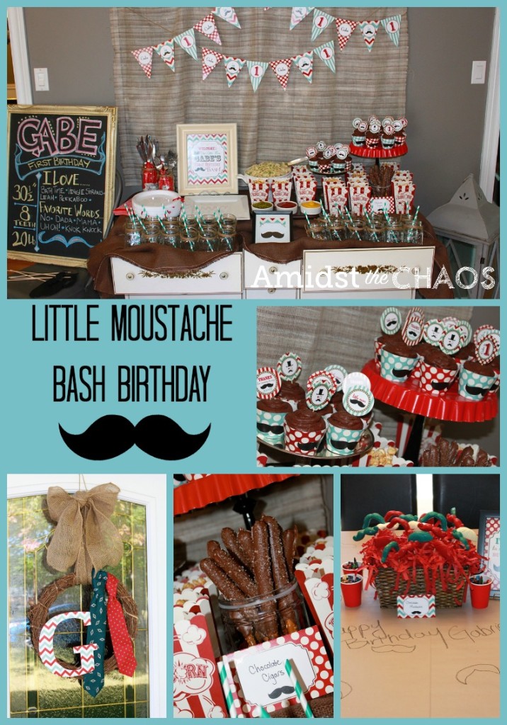 Little Moustache Bash Birthday