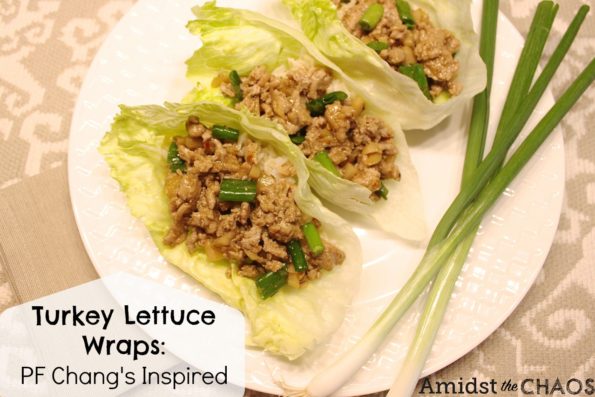 Turkey Lettuce Wraps PF Chang's Inspired