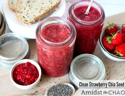 Clean Strawberry Chia Seed Jam