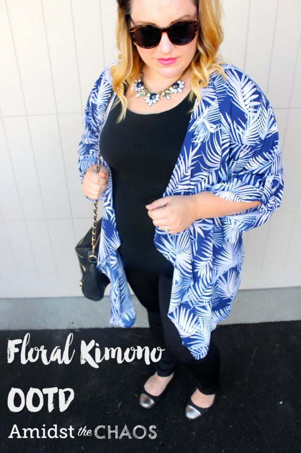 Floral Kimono OOTD