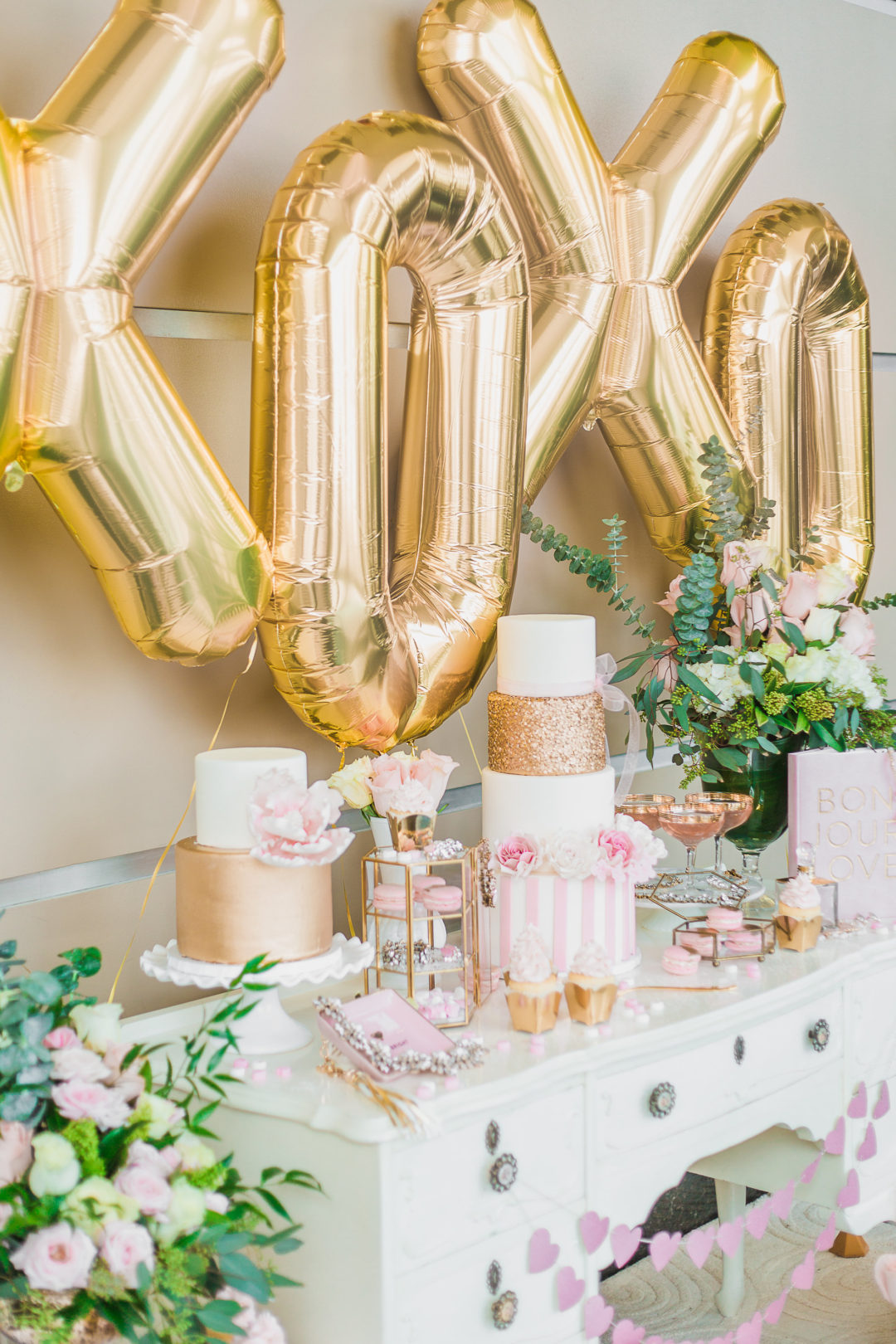 Pink + Gold Valentine's Day Inspired Shoot Amidst the Chaos