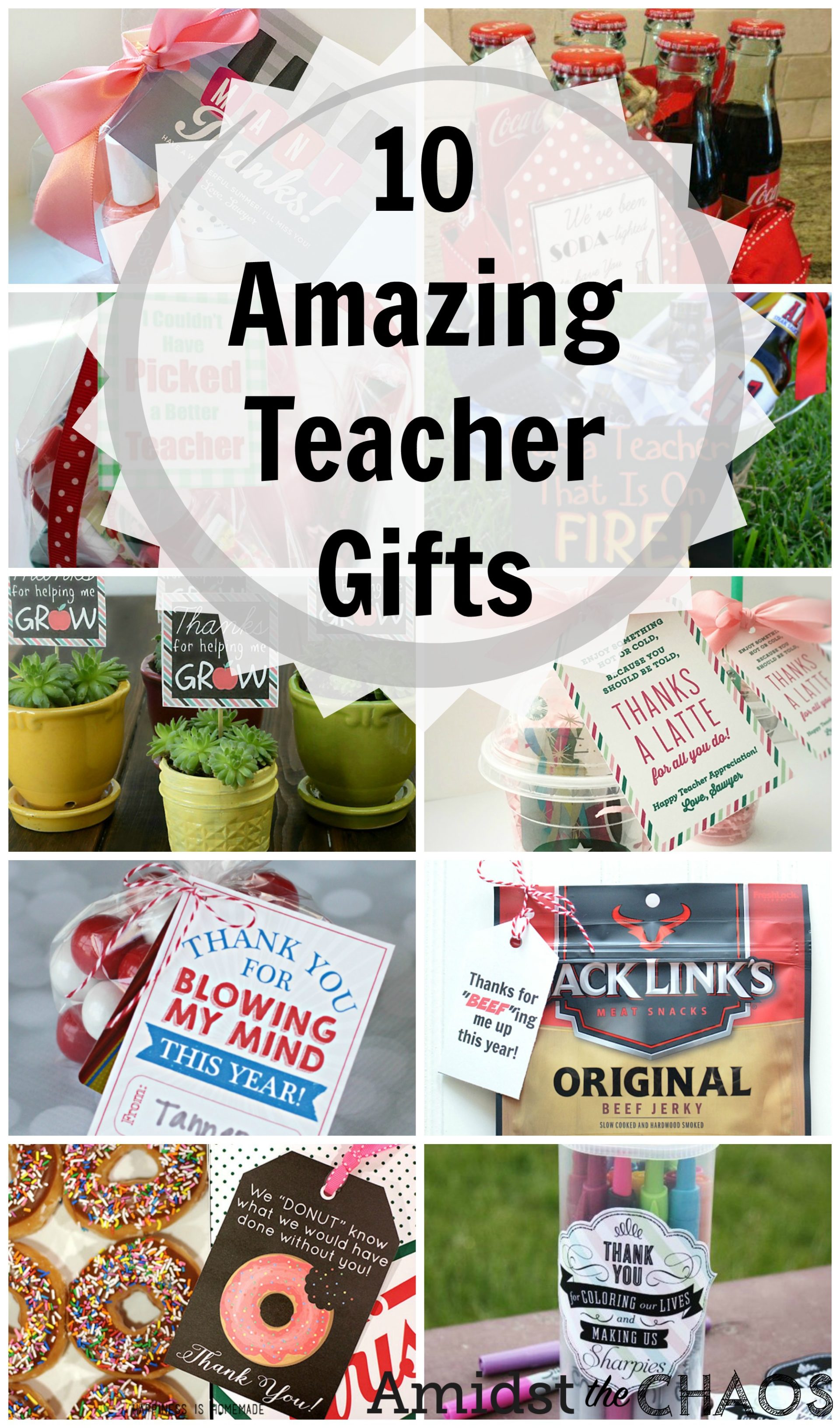 Easy & Affordable Teacher Gift Ideas - Amidst the Chaos