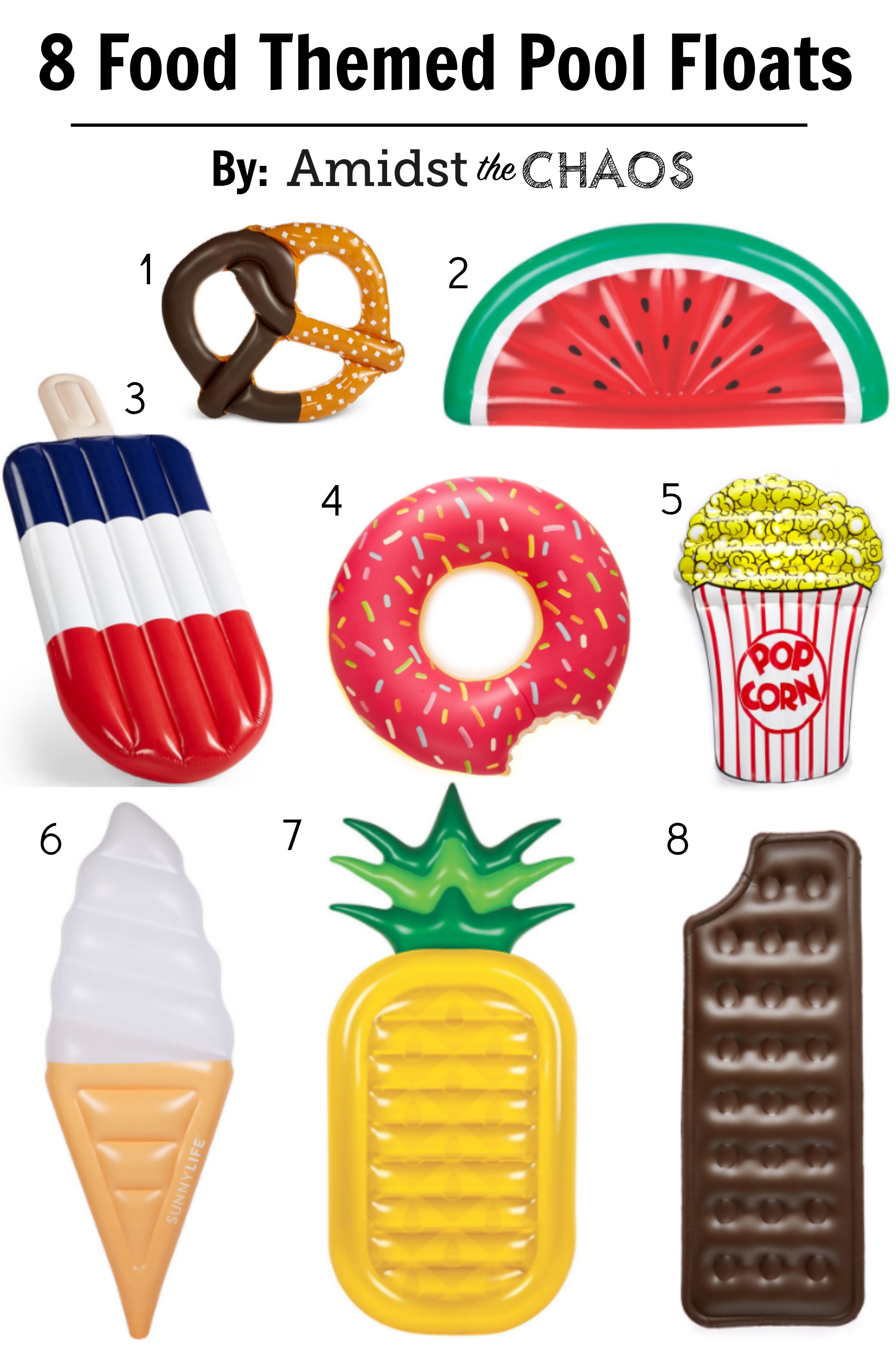 Favorite Food-Themed Pool Floats 