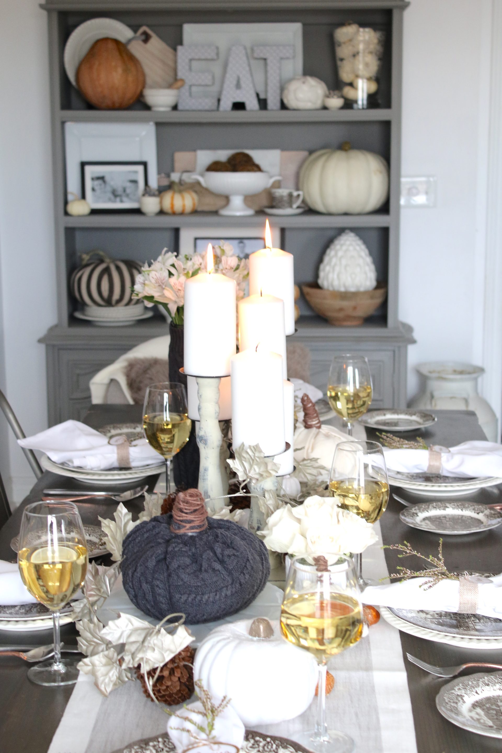 Canadian Bloggers Fall Home Tour: Kitchen + Fall Tablescape - Amidst ...