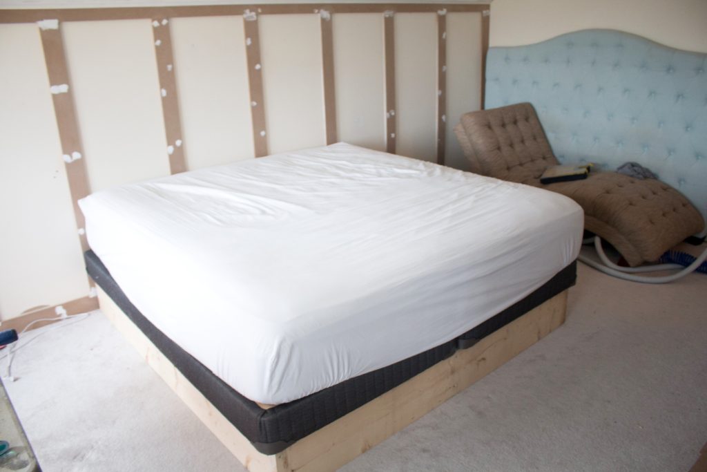 diy platform bed master bedroom one room challenge