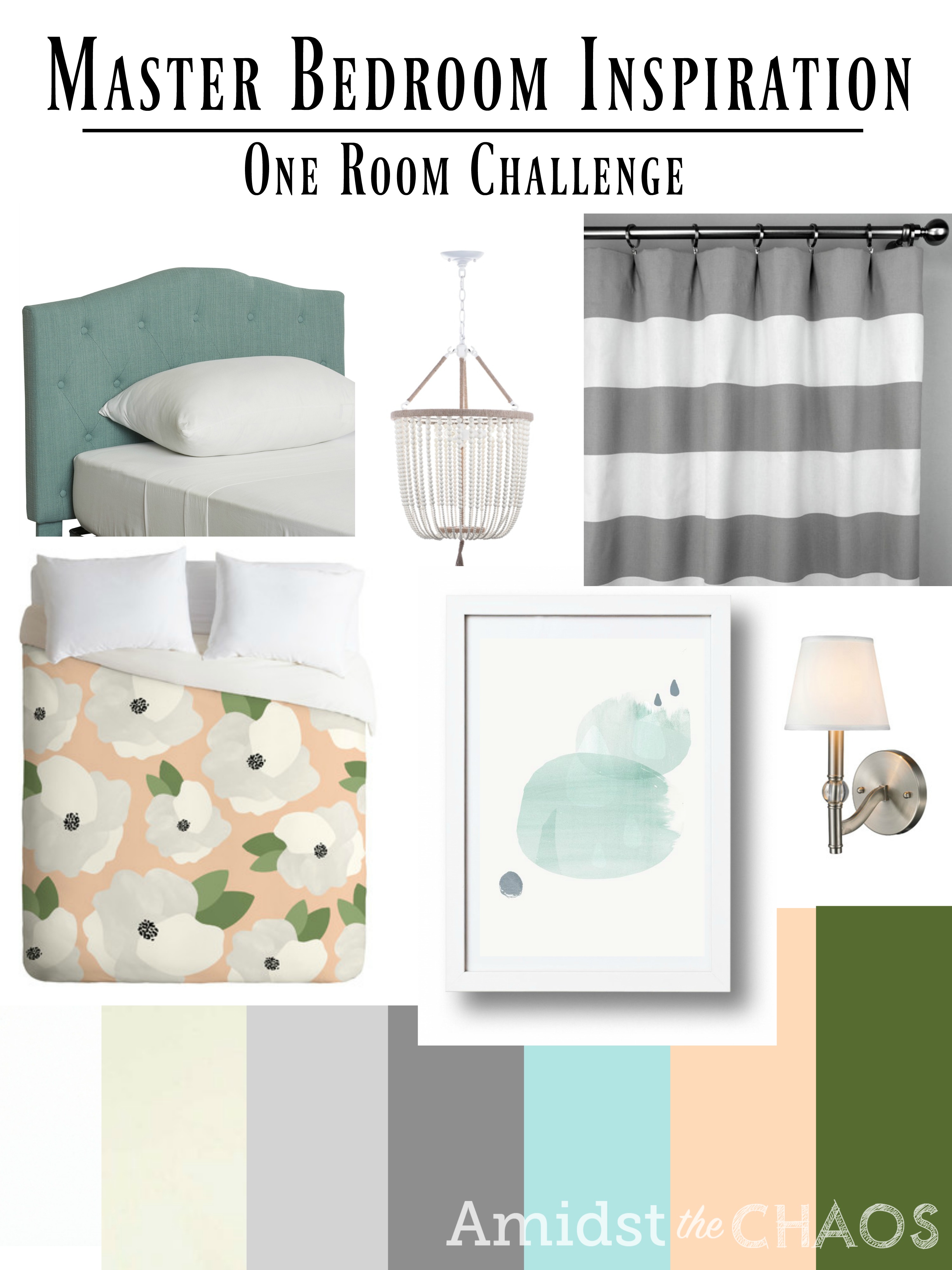 Master Bedroom Makeover: One Room Challenge Week 1 - Amidst the Chaos