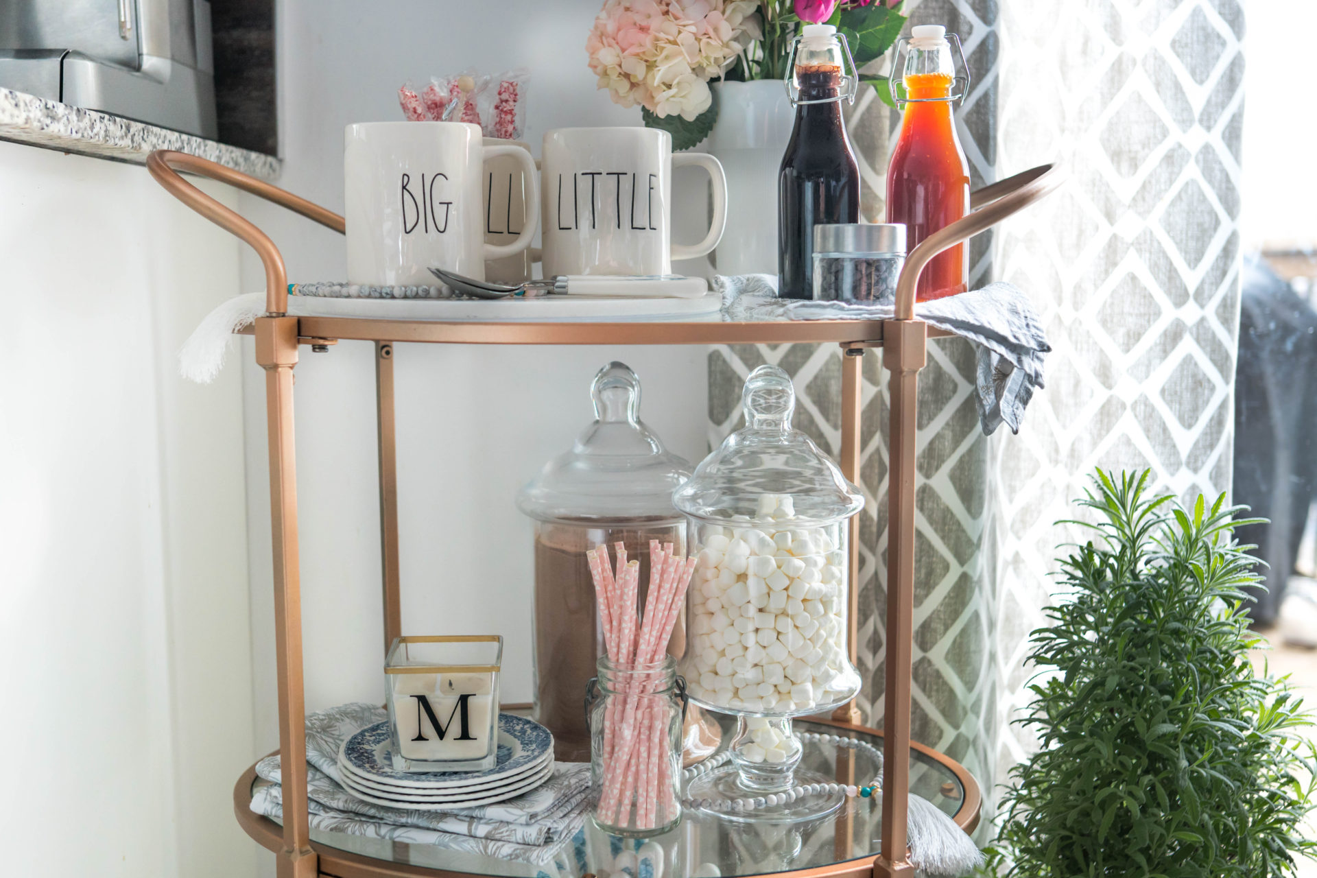 DIY Hot Chocolate Cart for Kids - Amidst the Chaos