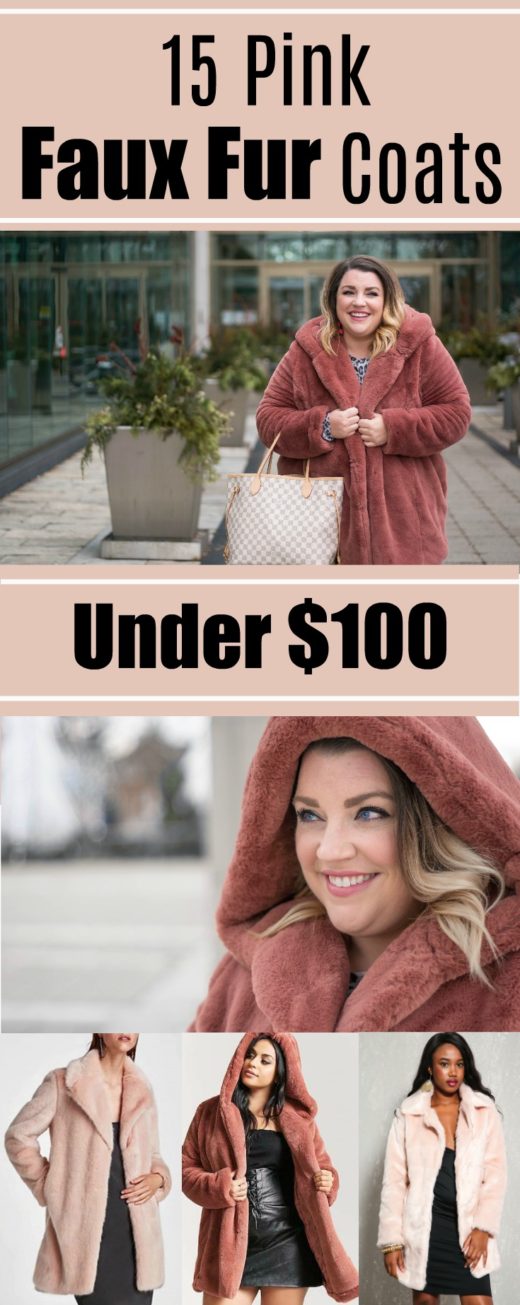 15 Pink Faux Fur Coats UNDER $100 - Amidst the Chaos
