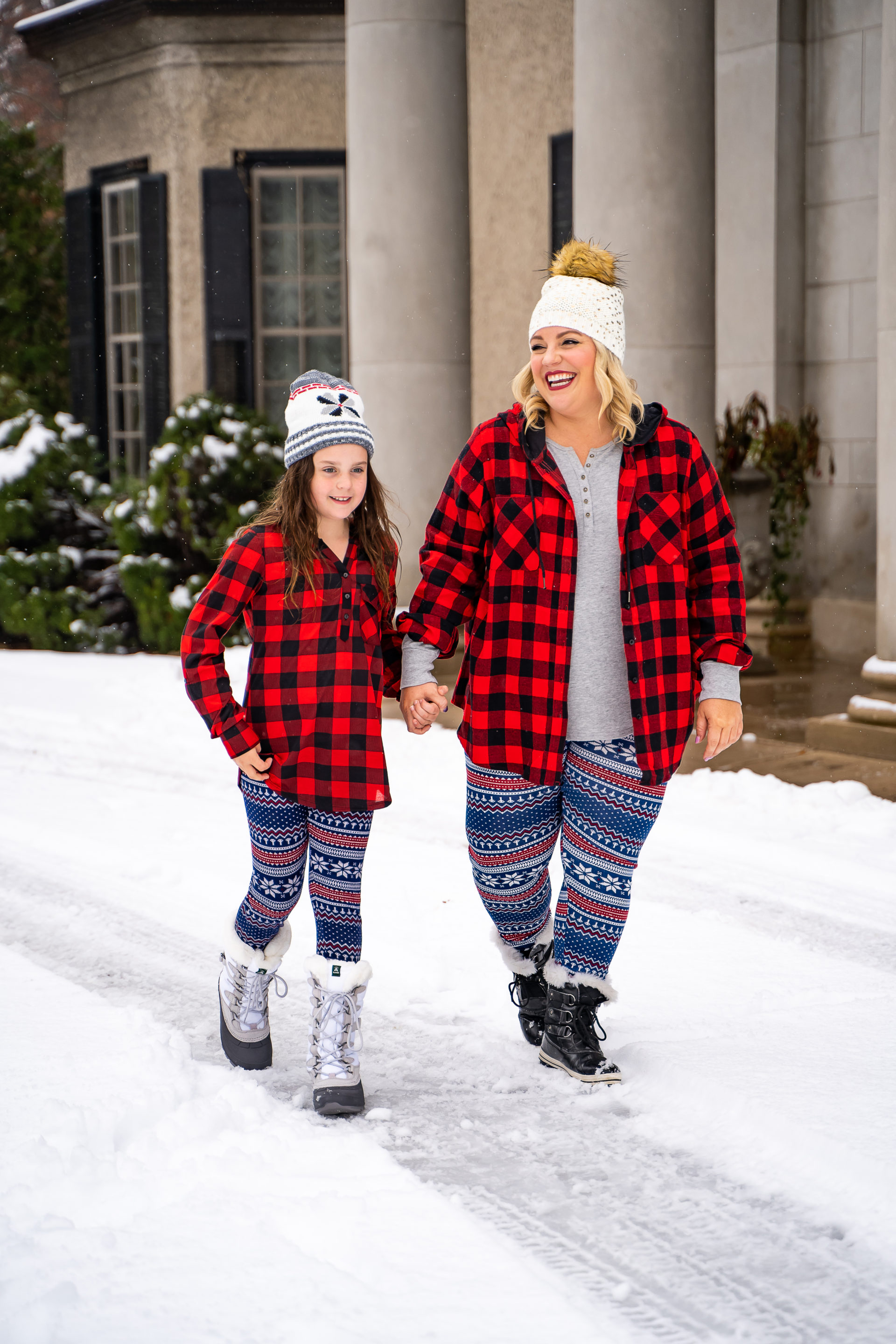 How to Style Coordinating Winter Family Outfits - Amidst the Chaos