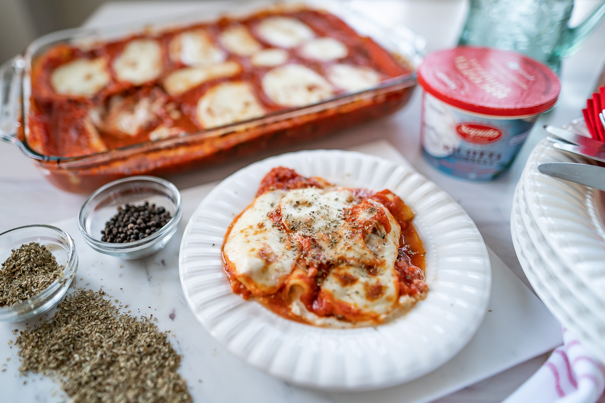 Simple Sun Dried Tomato Cannelloni - Amidst the Chaos